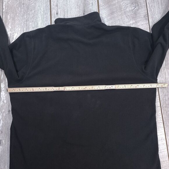 Helly Hansen Pocket Fleece Mens Large Black 1/4 Zip Pullover Sweater Jacket Top - Picture 8 of 10